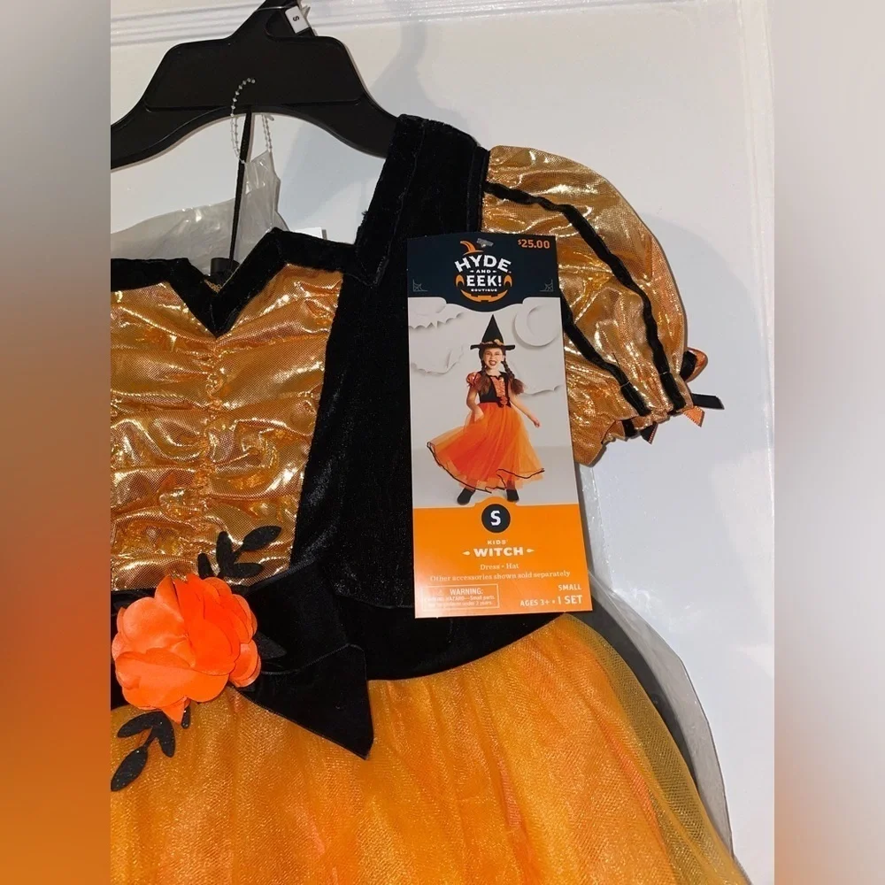 Girls Witch Play Costume size small